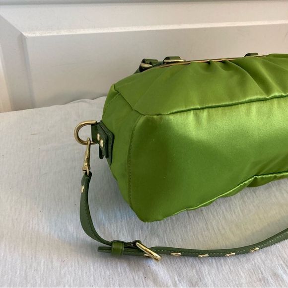 *RARE* COACH Lime Green Madison Ashley Tote Crossbody Satchel - Picture 8 of 16
